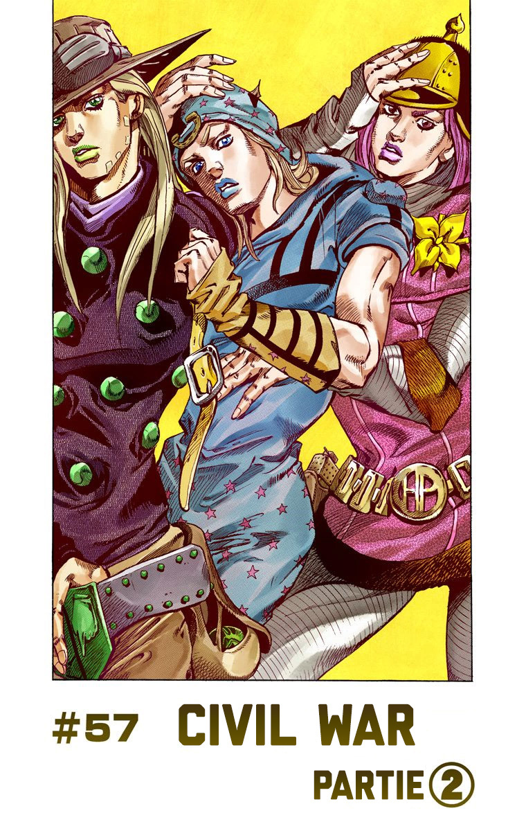 Read JoJo_s Bizarre Adventure Part 7 Steel Ball Run Official Colored FR Manga Online