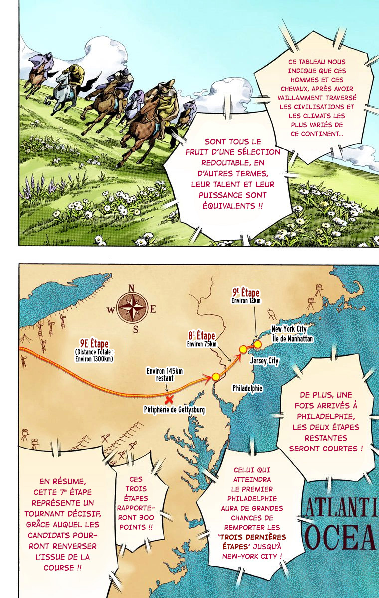 Read JoJo_s Bizarre Adventure Part 7 Steel Ball Run Official Colored FR Manga Online