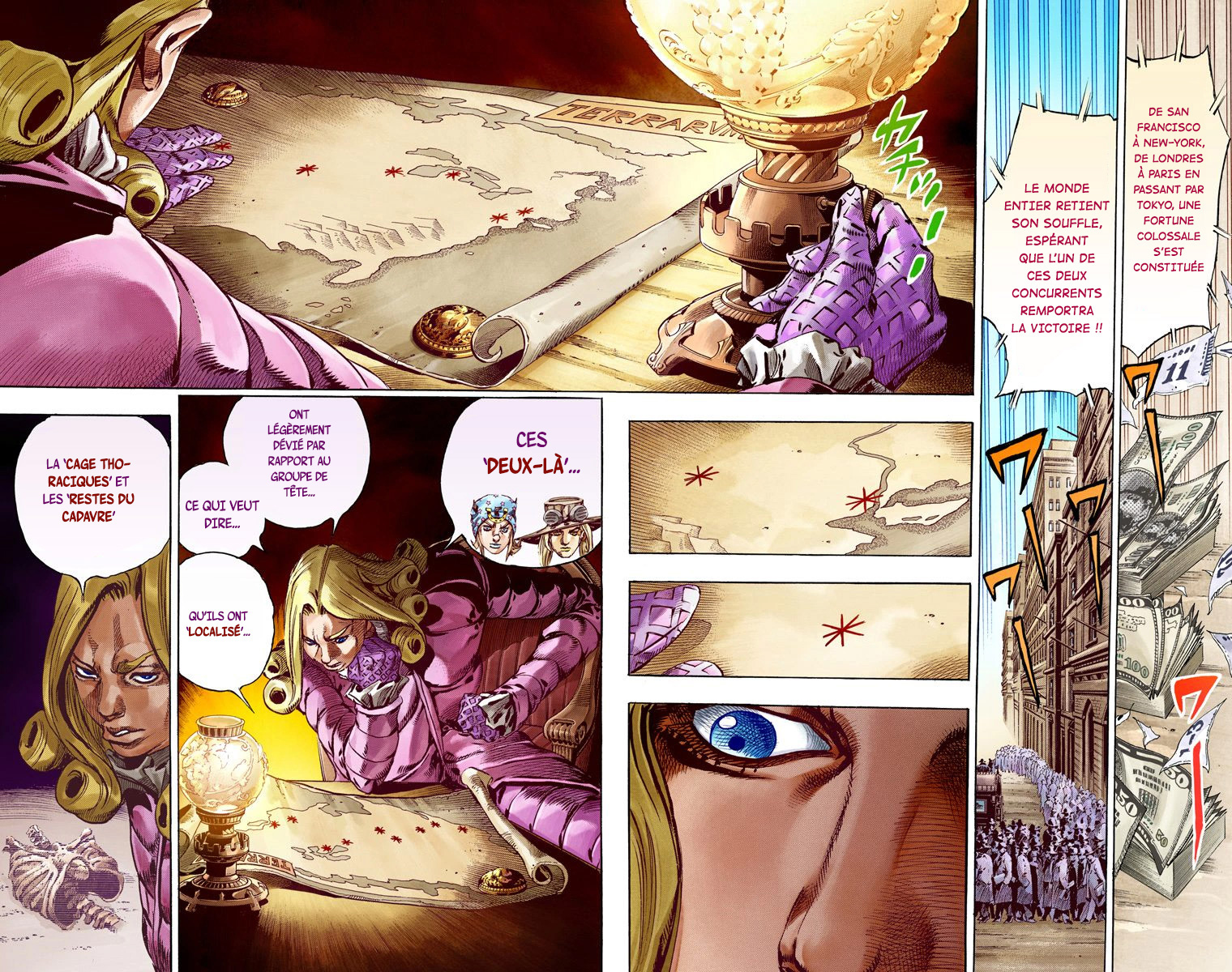 Read JoJo_s Bizarre Adventure Part 7 Steel Ball Run Official Colored FR Manga Online