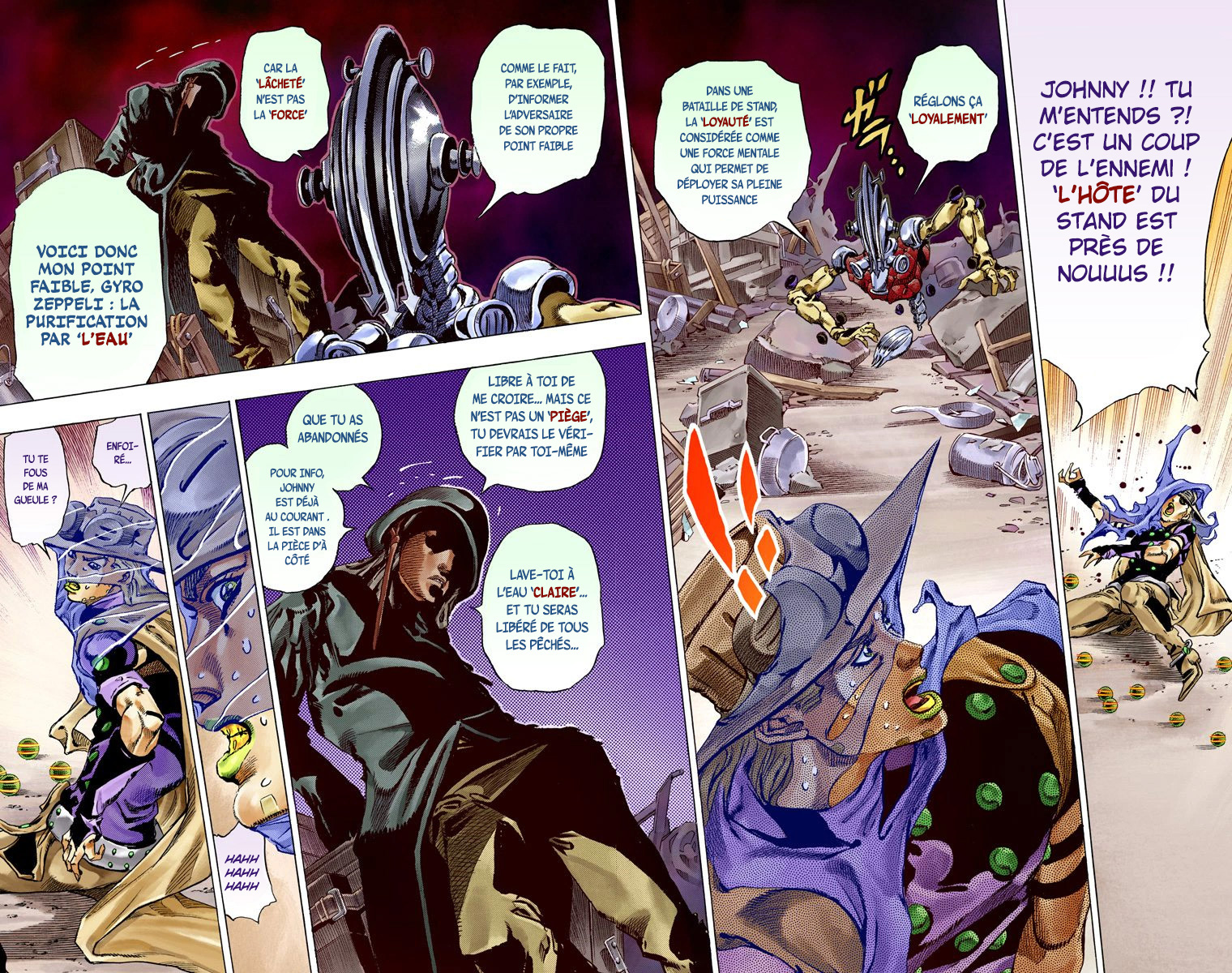 Read JoJo_s Bizarre Adventure Part 7 Steel Ball Run Official Colored FR Manga Online