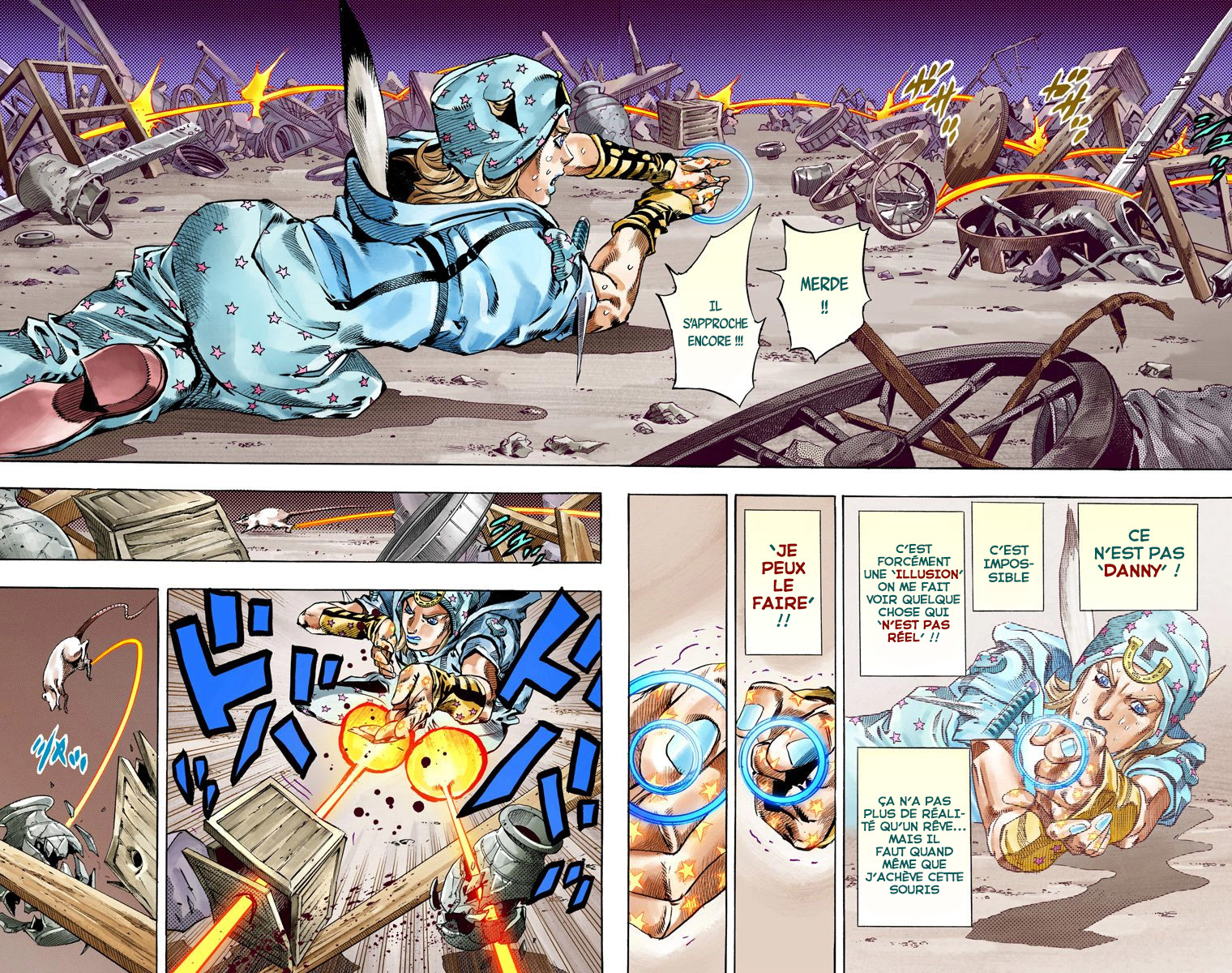 Read JoJo_s Bizarre Adventure Part 7 Steel Ball Run Official Colored FR Manga Online
