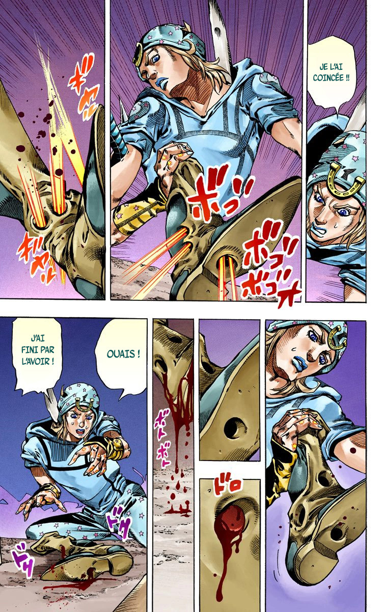 Read JoJo_s Bizarre Adventure Part 7 Steel Ball Run Official Colored FR Manga Online
