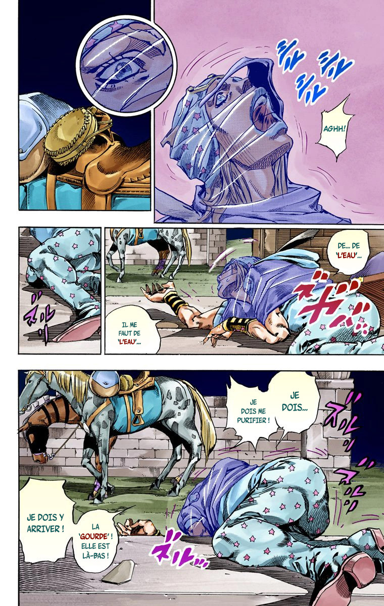 Read JoJo_s Bizarre Adventure Part 7 Steel Ball Run Official Colored FR Manga Online