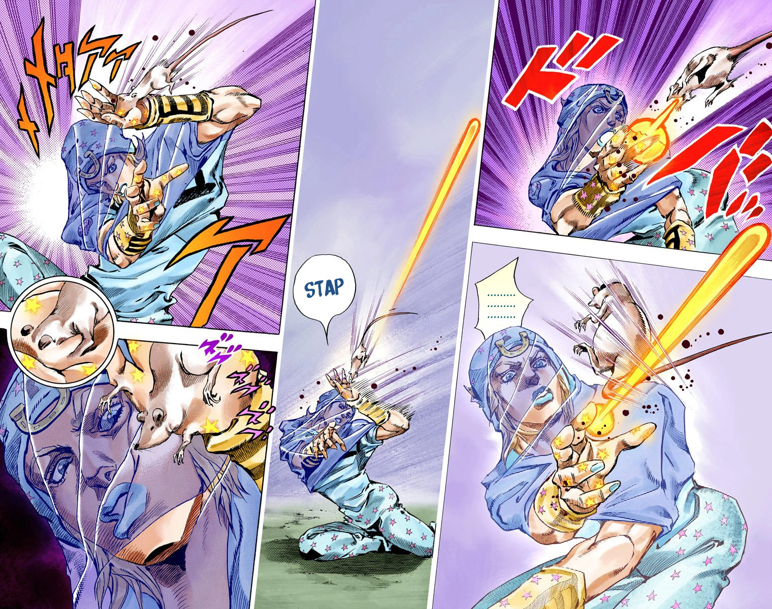 Read JoJo_s Bizarre Adventure Part 7 Steel Ball Run Official Colored FR Manga Online