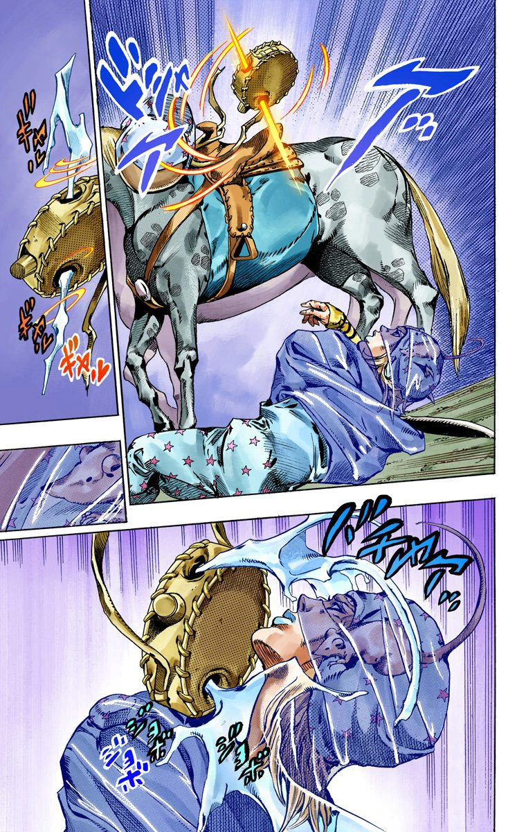 Read JoJo_s Bizarre Adventure Part 7 Steel Ball Run Official Colored FR Manga Online