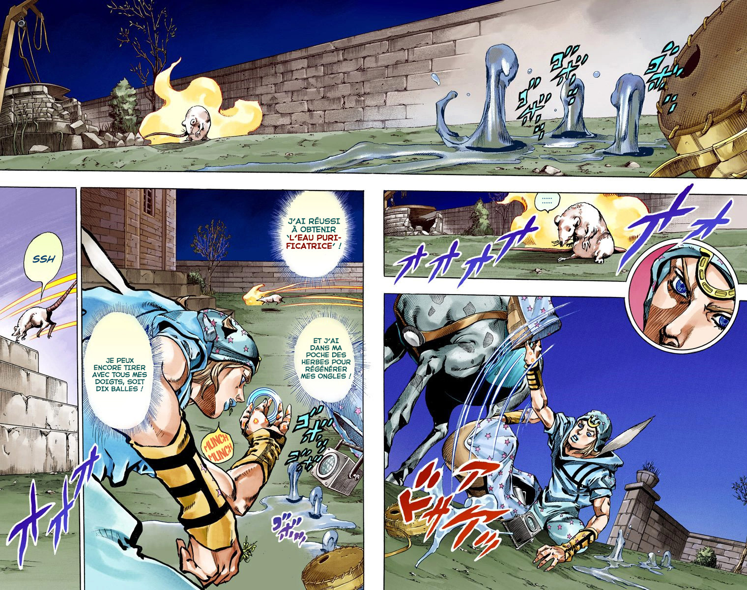 Read JoJo_s Bizarre Adventure Part 7 Steel Ball Run Official Colored FR Manga Online