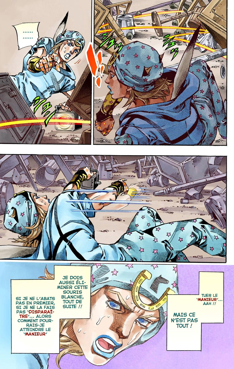 Read JoJo_s Bizarre Adventure Part 7 Steel Ball Run Official Colored FR Manga Online