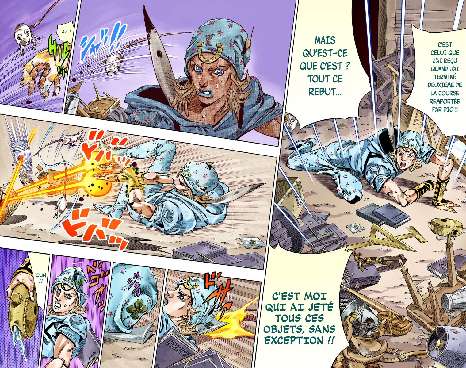 Read JoJo_s Bizarre Adventure Part 7 Steel Ball Run Official Colored FR Manga Online