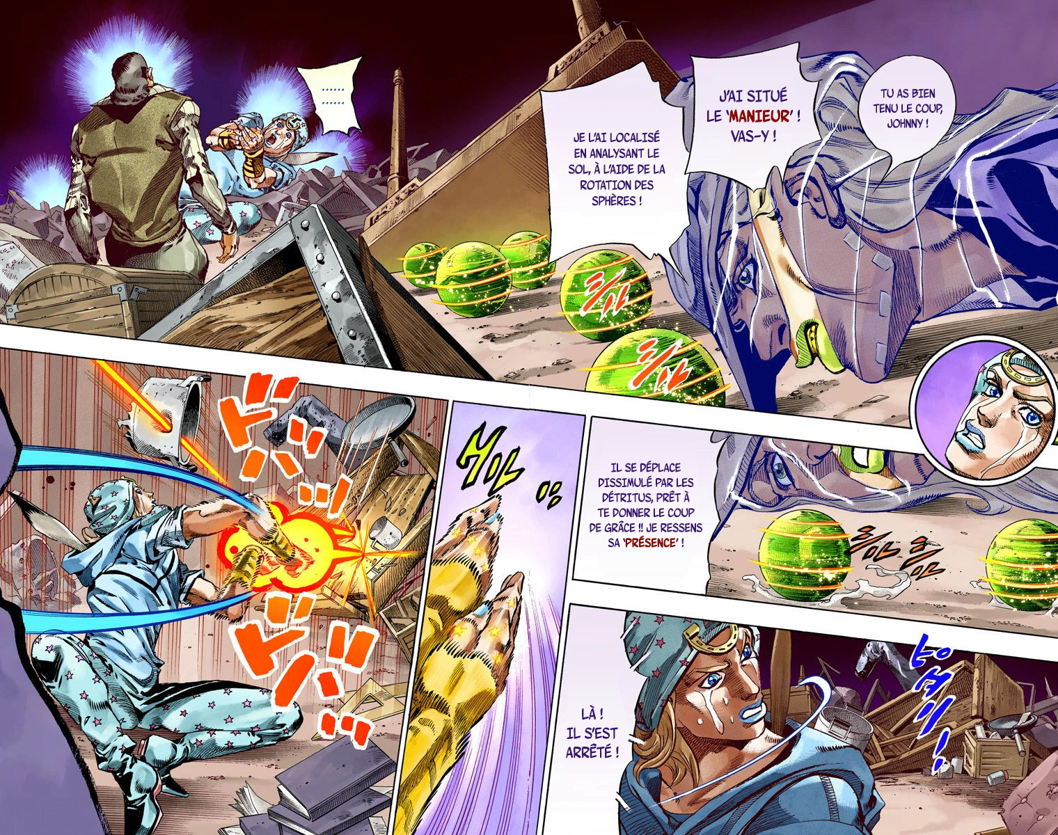 Read JoJo_s Bizarre Adventure Part 7 Steel Ball Run Official Colored FR Manga Online