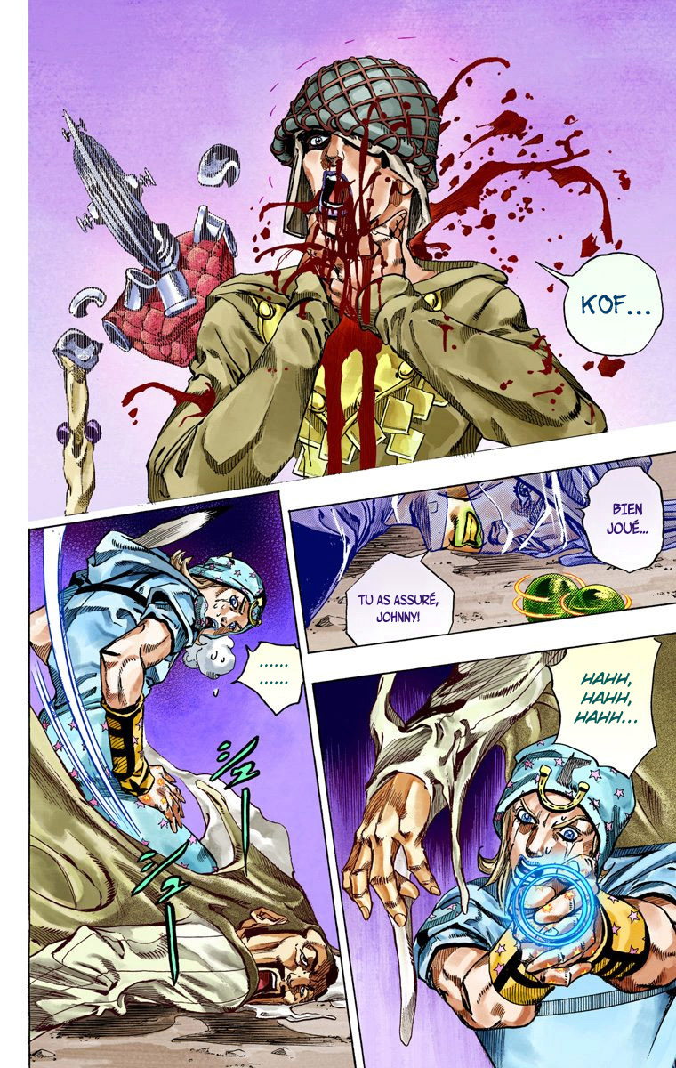 Read JoJo_s Bizarre Adventure Part 7 Steel Ball Run Official Colored FR Manga Online