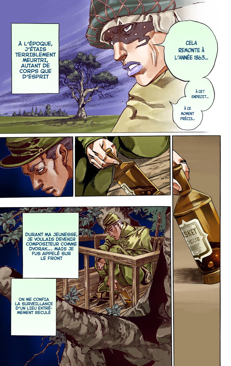 Read JoJo_s Bizarre Adventure Part 7 Steel Ball Run Official Colored FR Manga Online