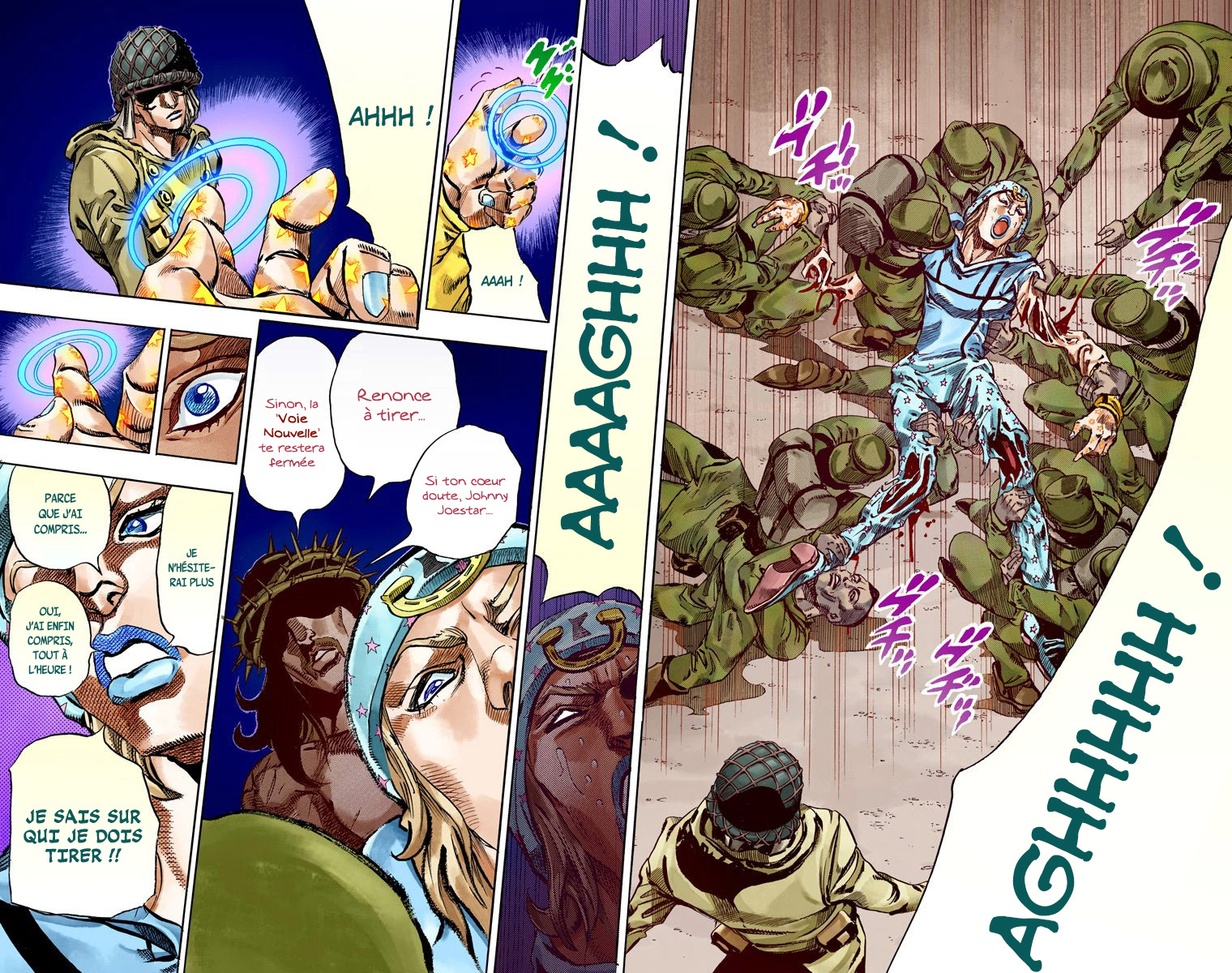 Read JoJo_s Bizarre Adventure Part 7 Steel Ball Run Official Colored FR Manga Online