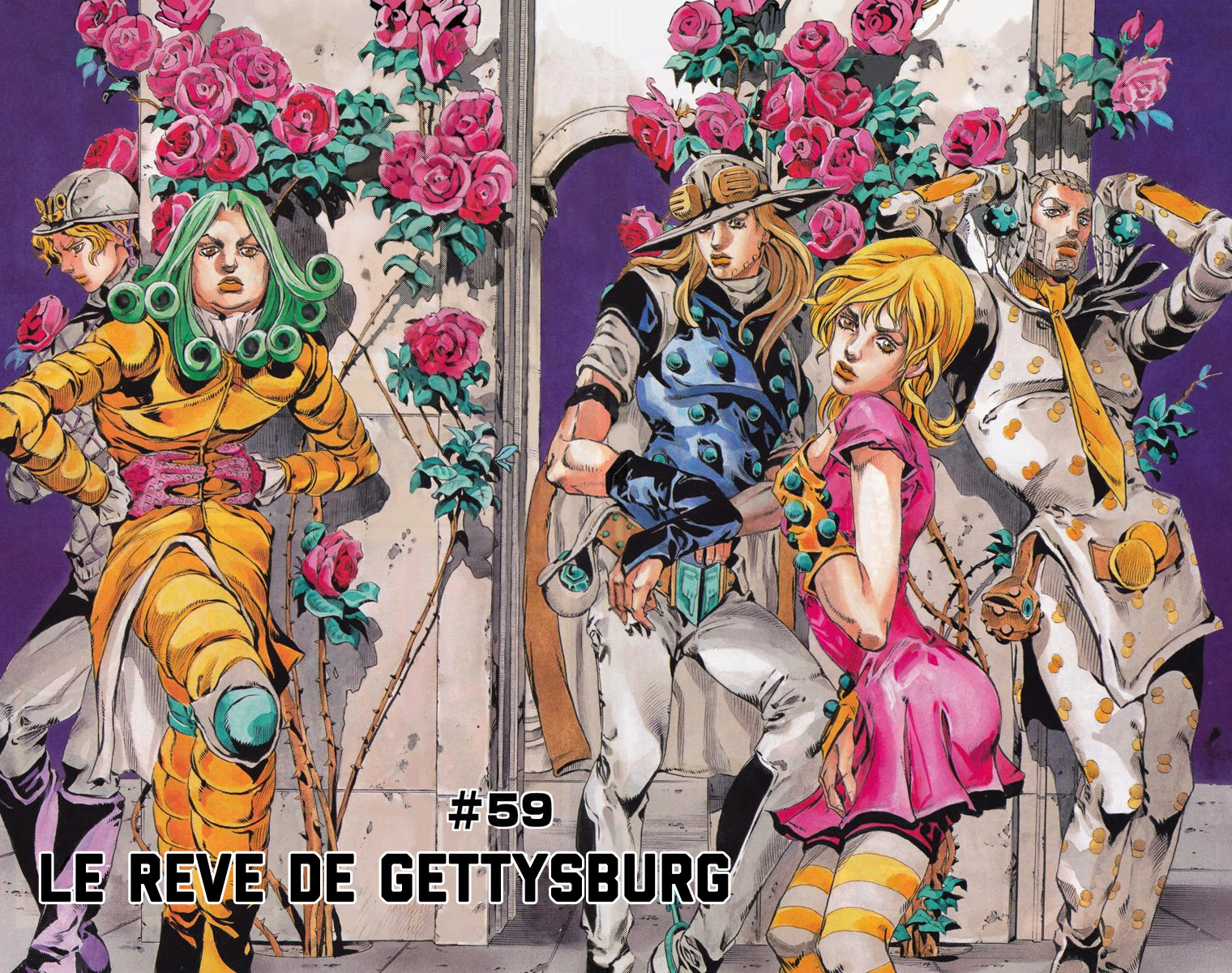 Read JoJo_s Bizarre Adventure Part 7 Steel Ball Run Official Colored FR Manga Online
