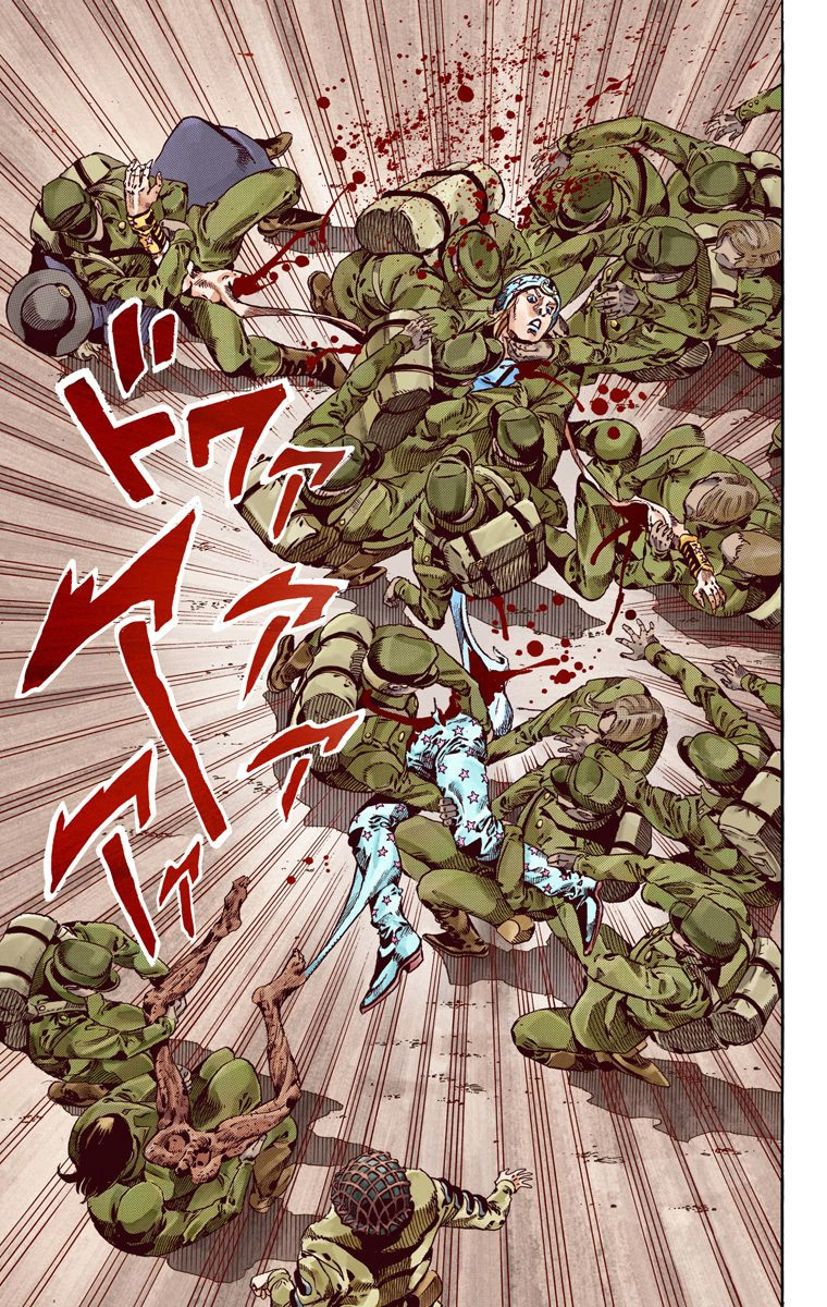 Read JoJo_s Bizarre Adventure Part 7 Steel Ball Run Official Colored FR Manga Online