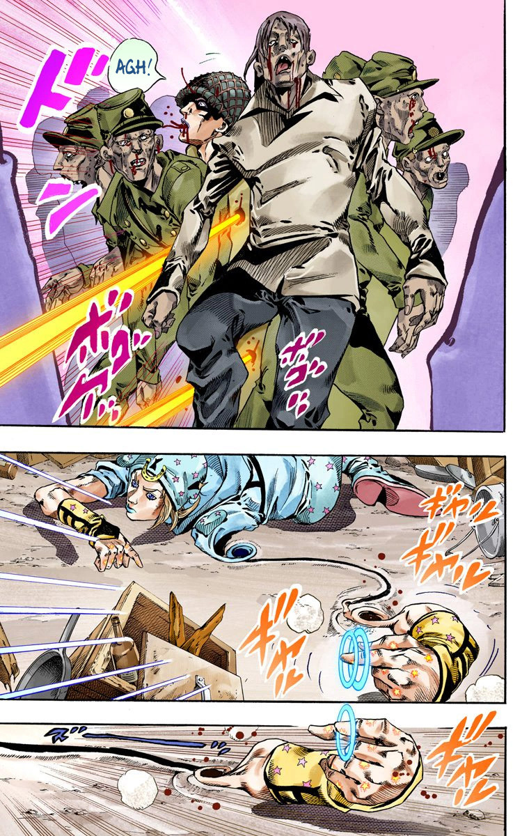 Read JoJo_s Bizarre Adventure Part 7 Steel Ball Run Official Colored FR Manga Online