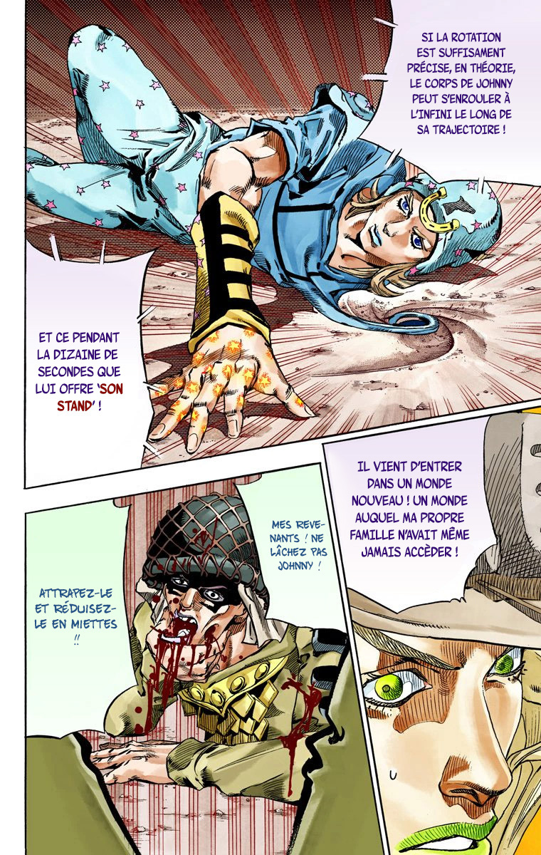 Read JoJo_s Bizarre Adventure Part 7 Steel Ball Run Official Colored FR Manga Online