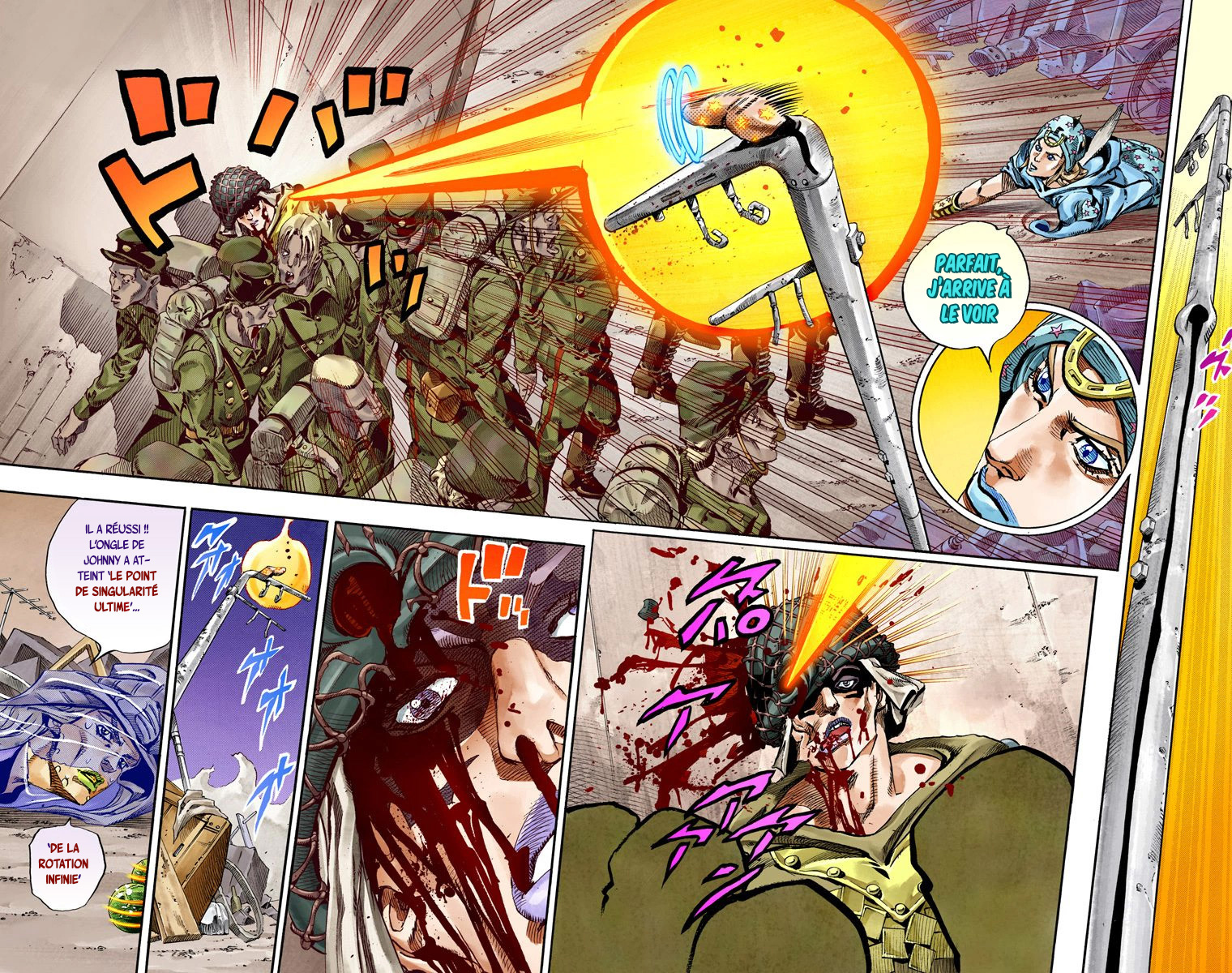 Read JoJo_s Bizarre Adventure Part 7 Steel Ball Run Official Colored FR Manga Online