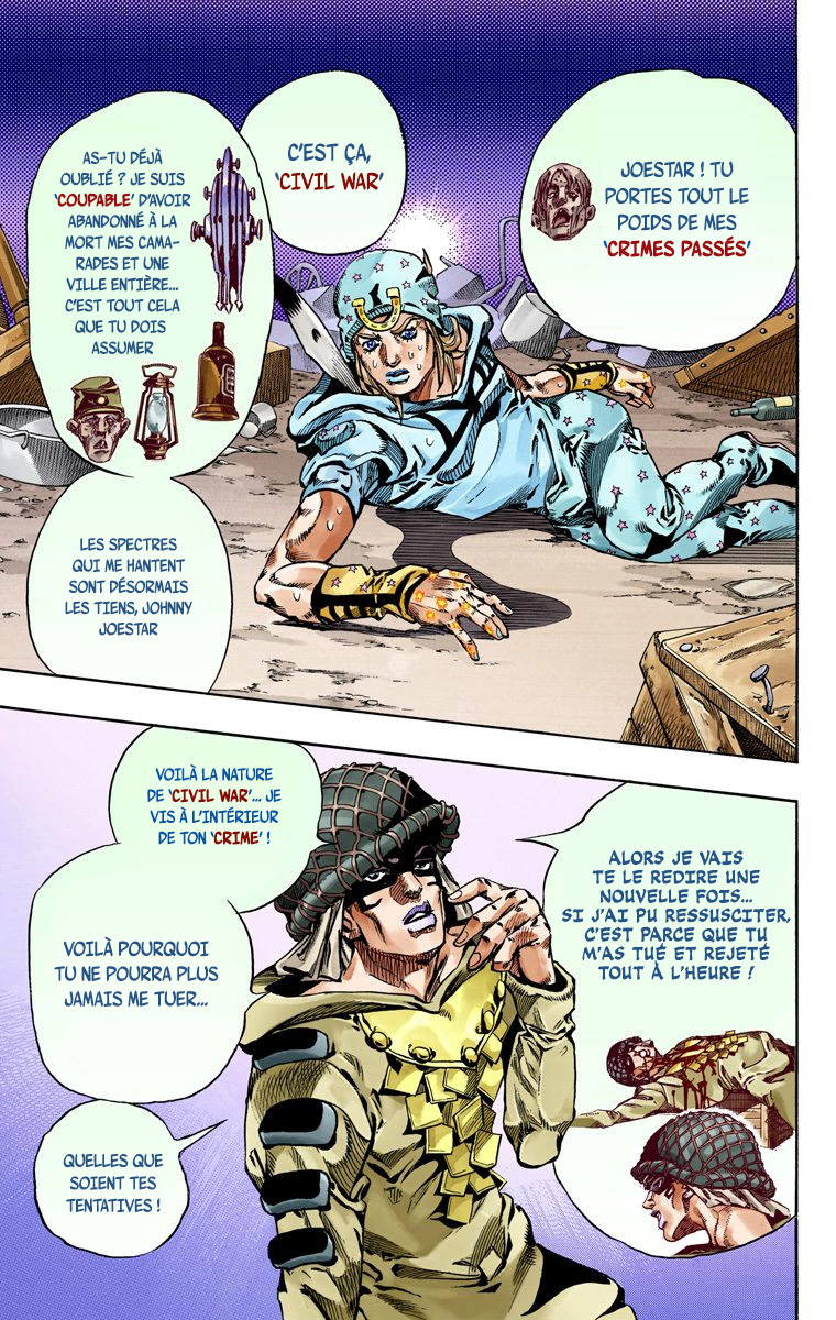 Read JoJo_s Bizarre Adventure Part 7 Steel Ball Run Official Colored FR Manga Online