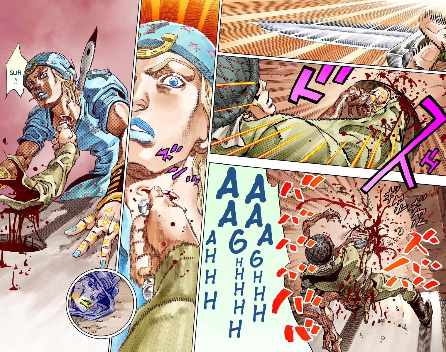 Read JoJo_s Bizarre Adventure Part 7 Steel Ball Run Official Colored FR Manga Online
