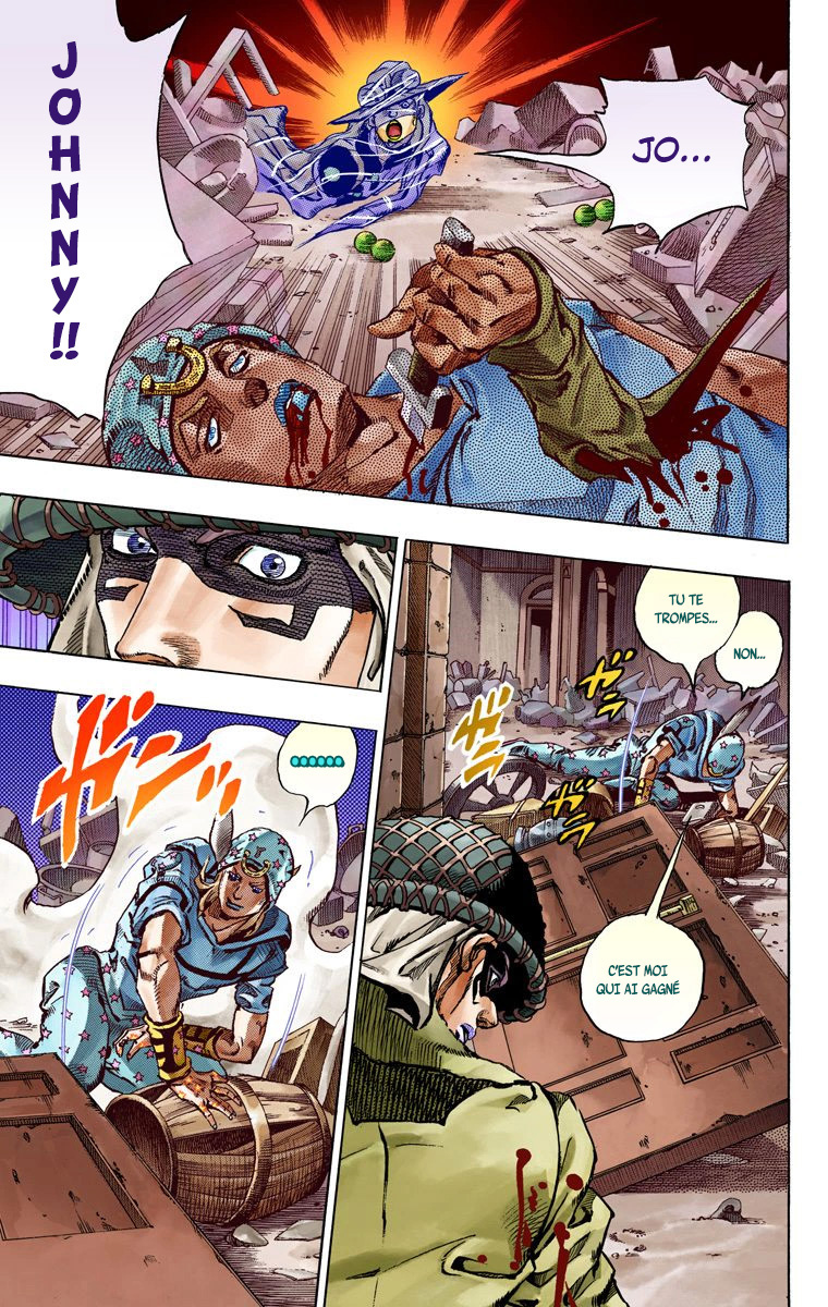 Read JoJo_s Bizarre Adventure Part 7 Steel Ball Run Official Colored FR Manga Online