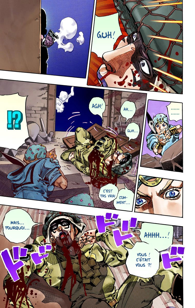Read JoJo_s Bizarre Adventure Part 7 Steel Ball Run Official Colored FR Manga Online