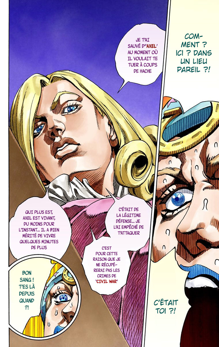 Read JoJo_s Bizarre Adventure Part 7 Steel Ball Run Official Colored FR Manga Online