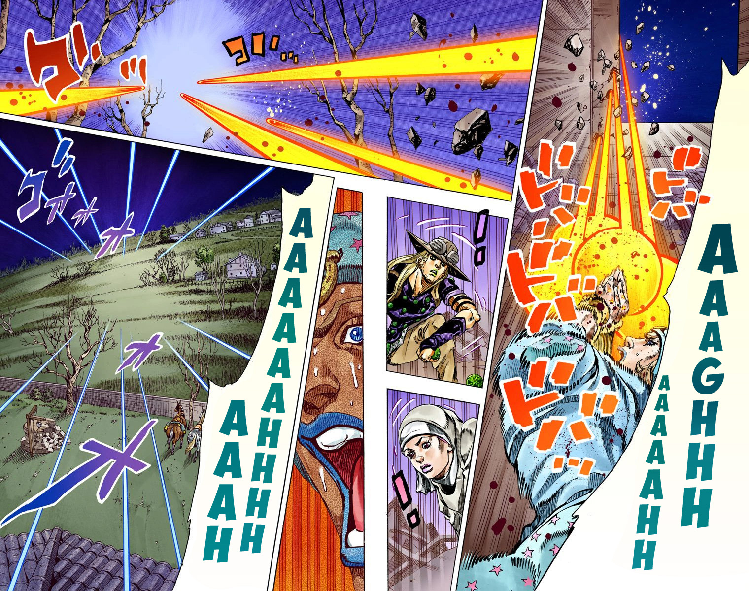 Read JoJo_s Bizarre Adventure Part 7 Steel Ball Run Official Colored FR Manga Online