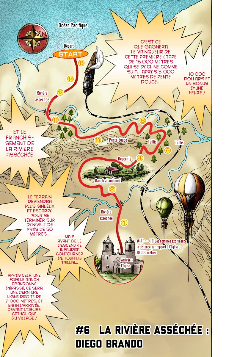 Read JoJo_s Bizarre Adventure Part 7 Steel Ball Run Official Colored FR Manga Online