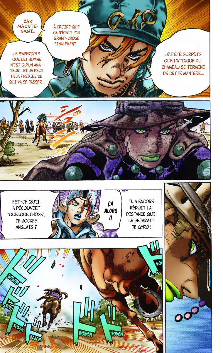 Read JoJo_s Bizarre Adventure Part 7 Steel Ball Run Official Colored FR Manga Online