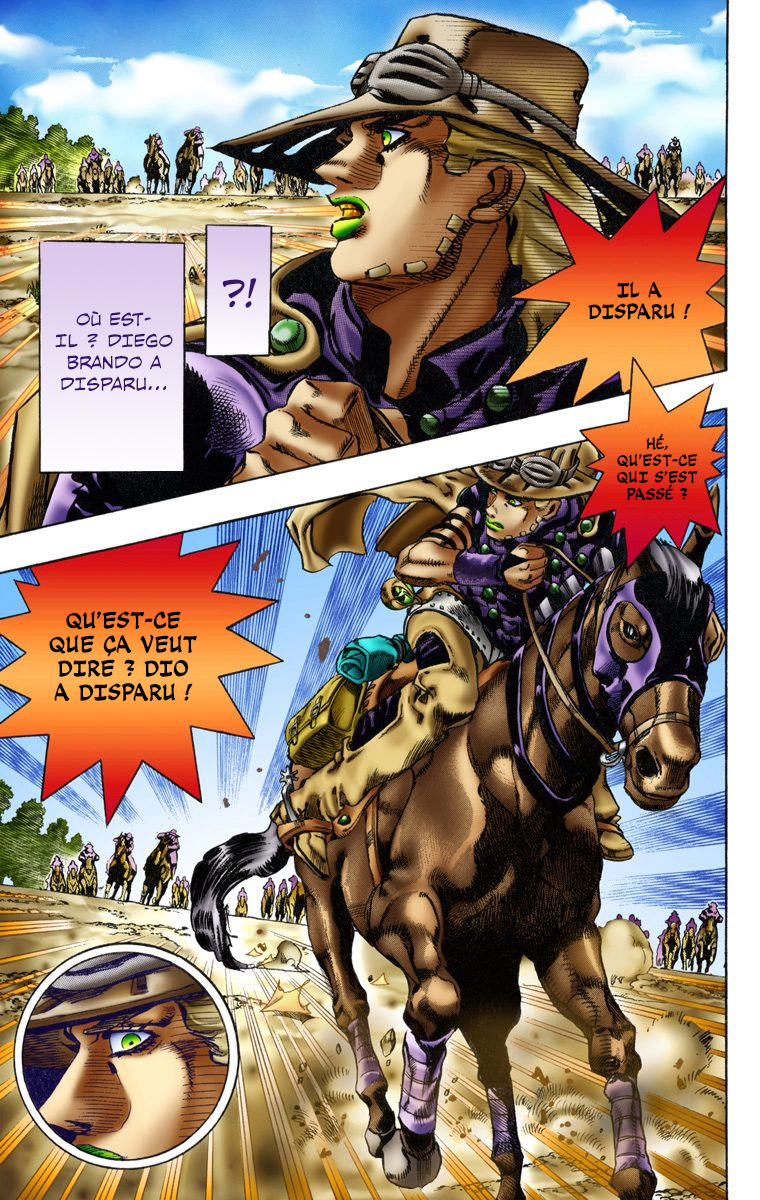 Read JoJo_s Bizarre Adventure Part 7 Steel Ball Run Official Colored FR Manga Online