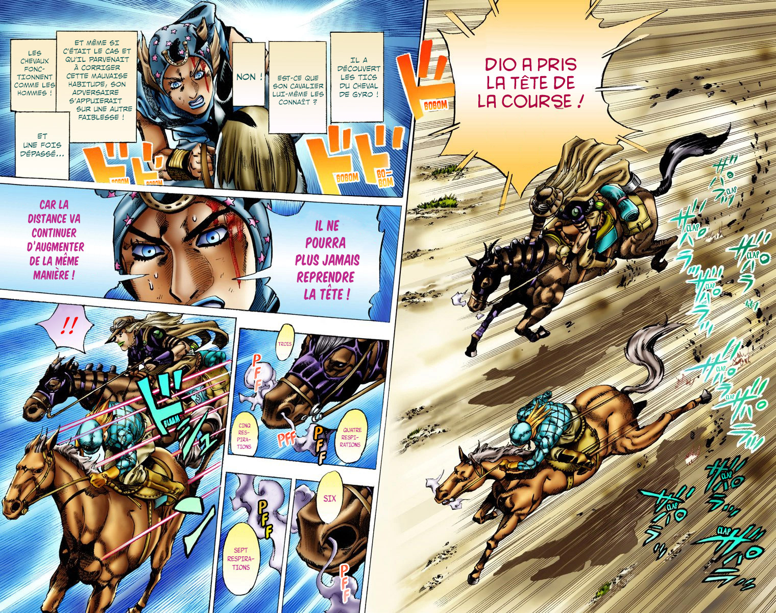 Read JoJo_s Bizarre Adventure Part 7 Steel Ball Run Official Colored FR Manga Online
