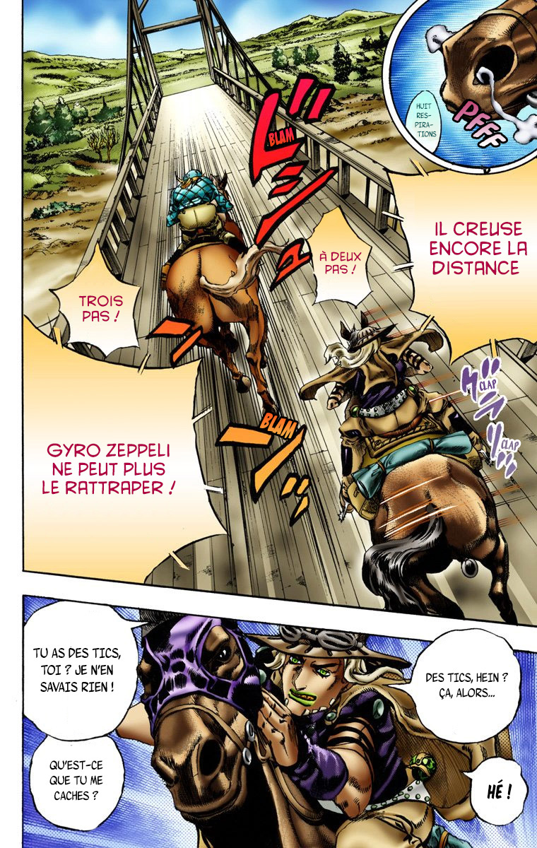 Read JoJo_s Bizarre Adventure Part 7 Steel Ball Run Official Colored FR Manga Online