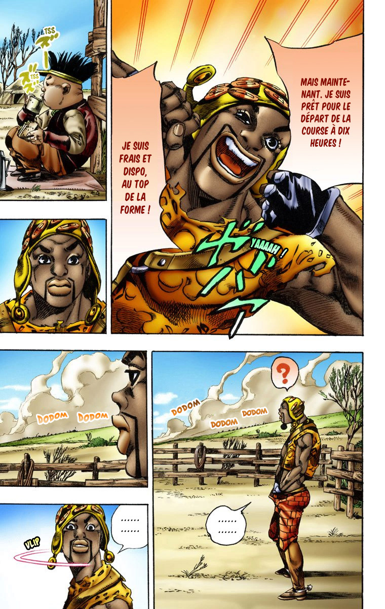 Read JoJo_s Bizarre Adventure Part 7 Steel Ball Run Official Colored FR Manga Online