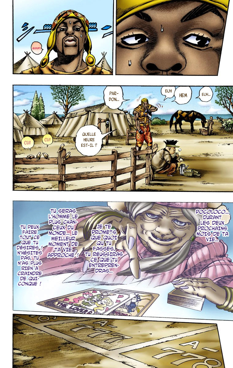 Read JoJo_s Bizarre Adventure Part 7 Steel Ball Run Official Colored FR Manga Online