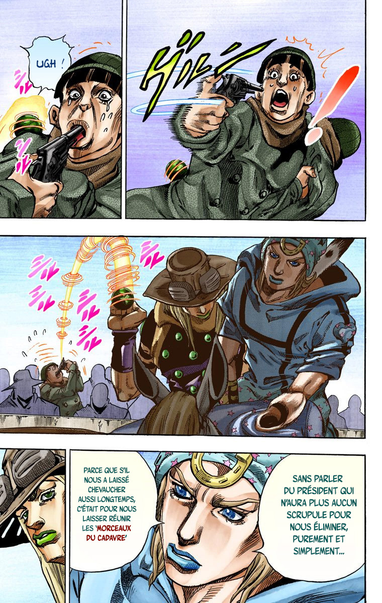 Read JoJo_s Bizarre Adventure Part 7 Steel Ball Run Official Colored FR Manga Online