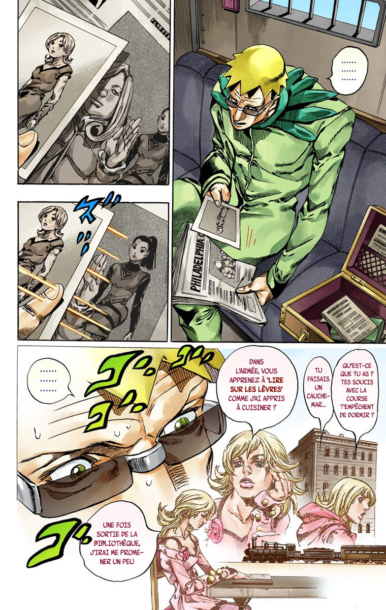 Read JoJo_s Bizarre Adventure Part 7 Steel Ball Run Official Colored FR Manga Online