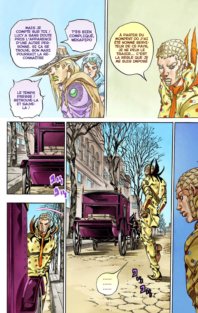 Read JoJo_s Bizarre Adventure Part 7 Steel Ball Run Official Colored FR Manga Online