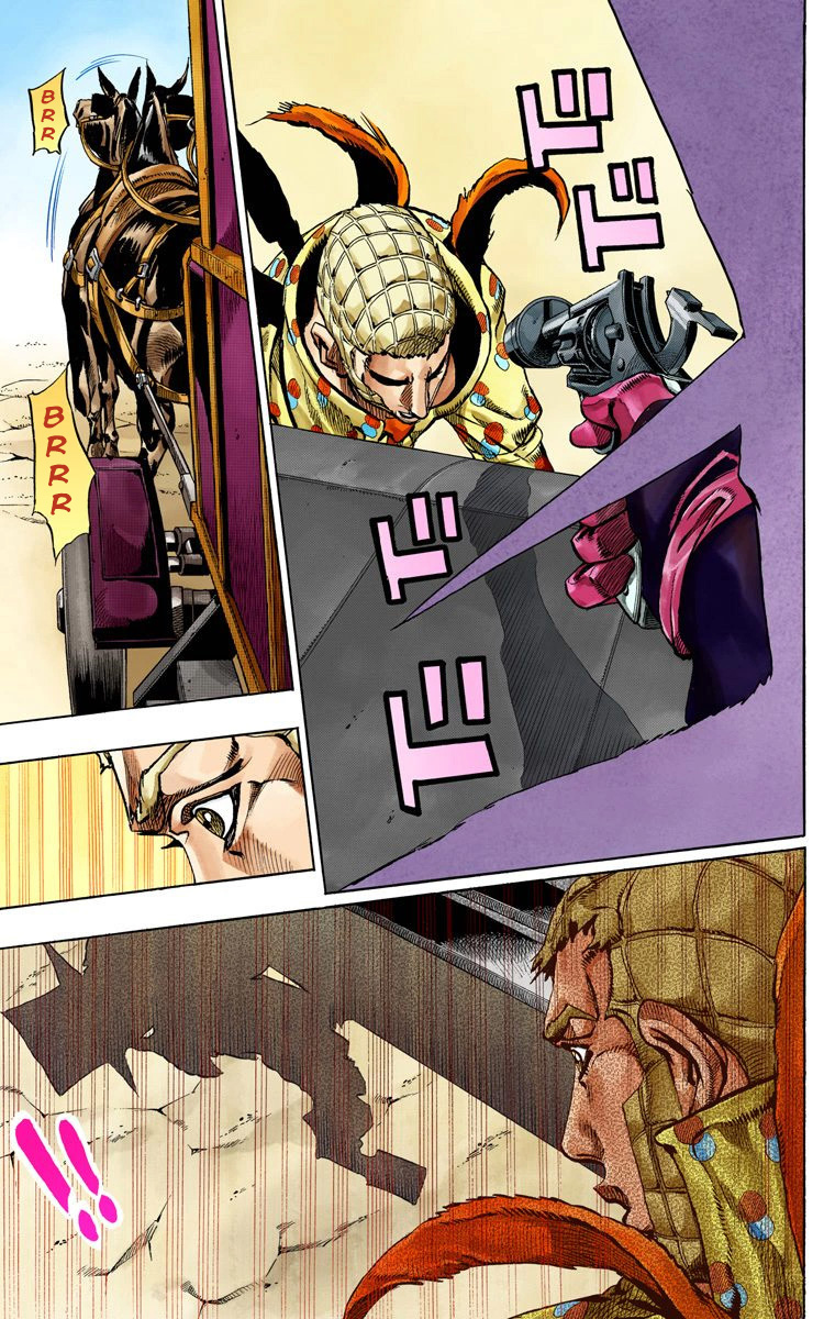 Read JoJo_s Bizarre Adventure Part 7 Steel Ball Run Official Colored FR Manga Online