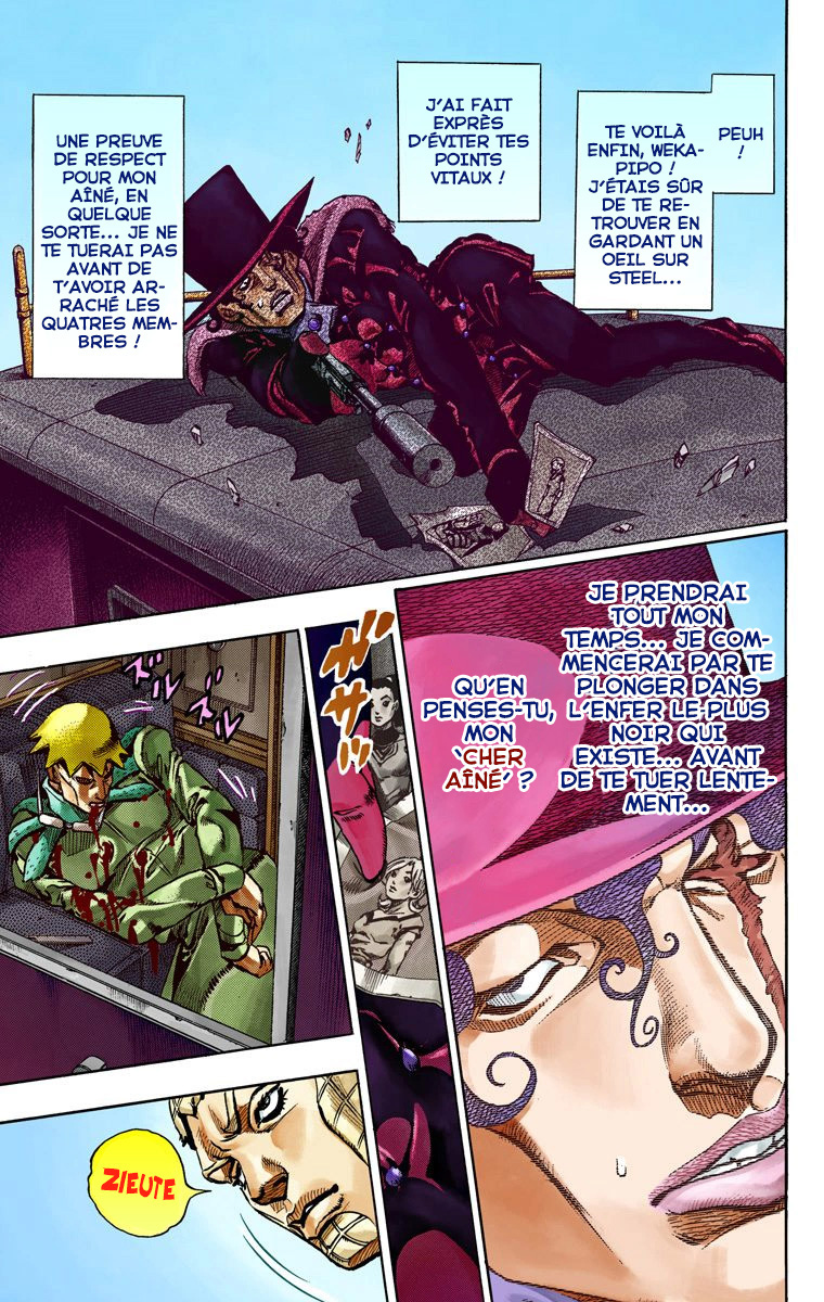Read JoJo_s Bizarre Adventure Part 7 Steel Ball Run Official Colored FR Manga Online