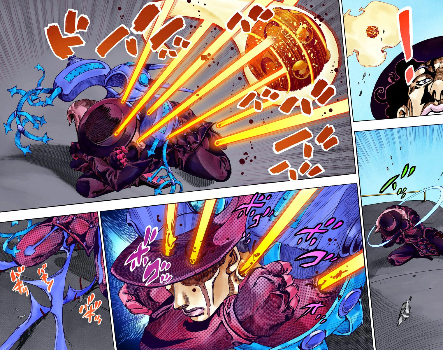 Read JoJo_s Bizarre Adventure Part 7 Steel Ball Run Official Colored FR Manga Online