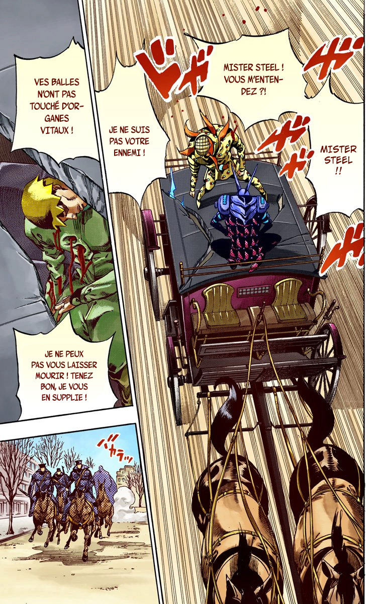 Read JoJo_s Bizarre Adventure Part 7 Steel Ball Run Official Colored FR Manga Online