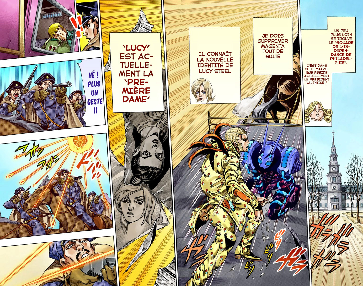 Read JoJo_s Bizarre Adventure Part 7 Steel Ball Run Official Colored FR Manga Online