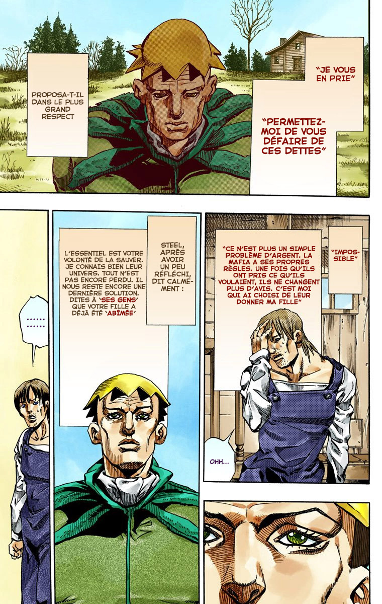 Read JoJo_s Bizarre Adventure Part 7 Steel Ball Run Official Colored FR Manga Online