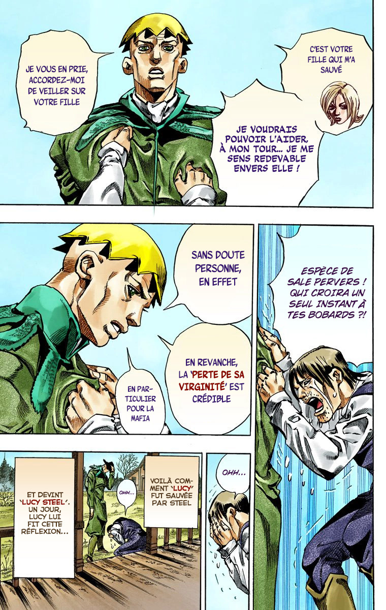 Read JoJo_s Bizarre Adventure Part 7 Steel Ball Run Official Colored FR Manga Online