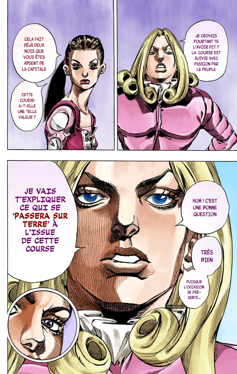 Read JoJo_s Bizarre Adventure Part 7 Steel Ball Run Official Colored FR Manga Online