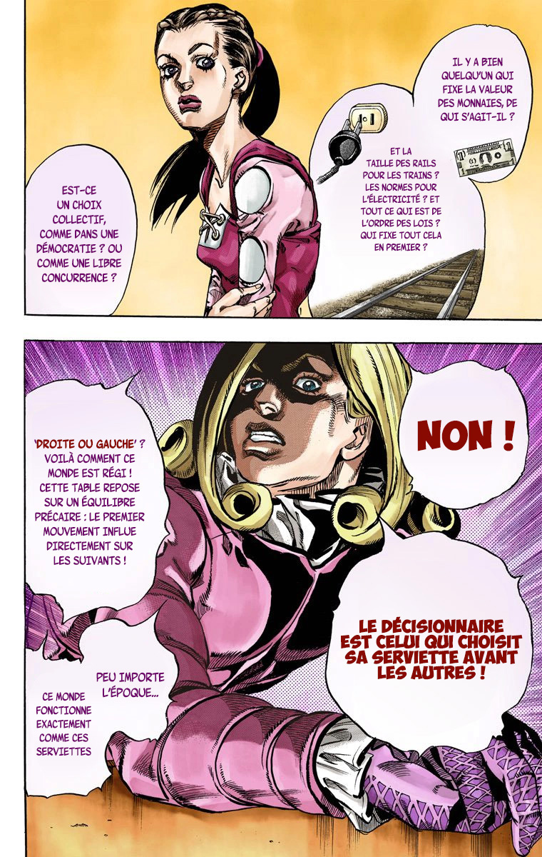 Read JoJo_s Bizarre Adventure Part 7 Steel Ball Run Official Colored FR Manga Online