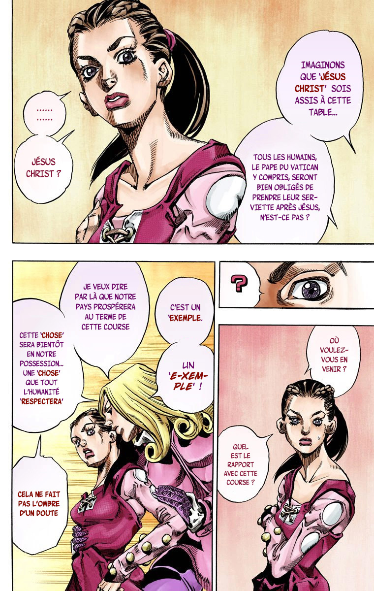 Read JoJo_s Bizarre Adventure Part 7 Steel Ball Run Official Colored FR Manga Online