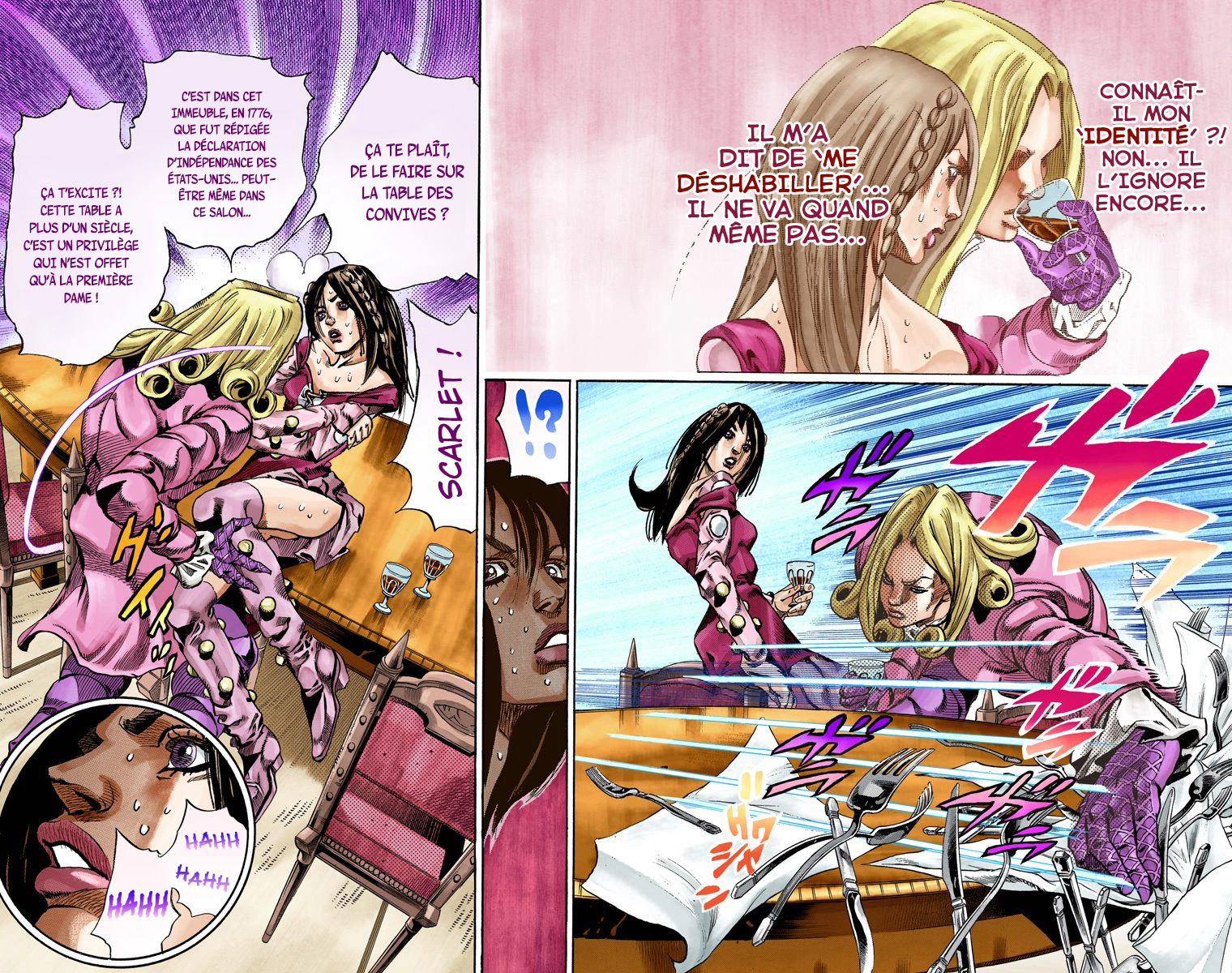 Read JoJo_s Bizarre Adventure Part 7 Steel Ball Run Official Colored FR Manga Online