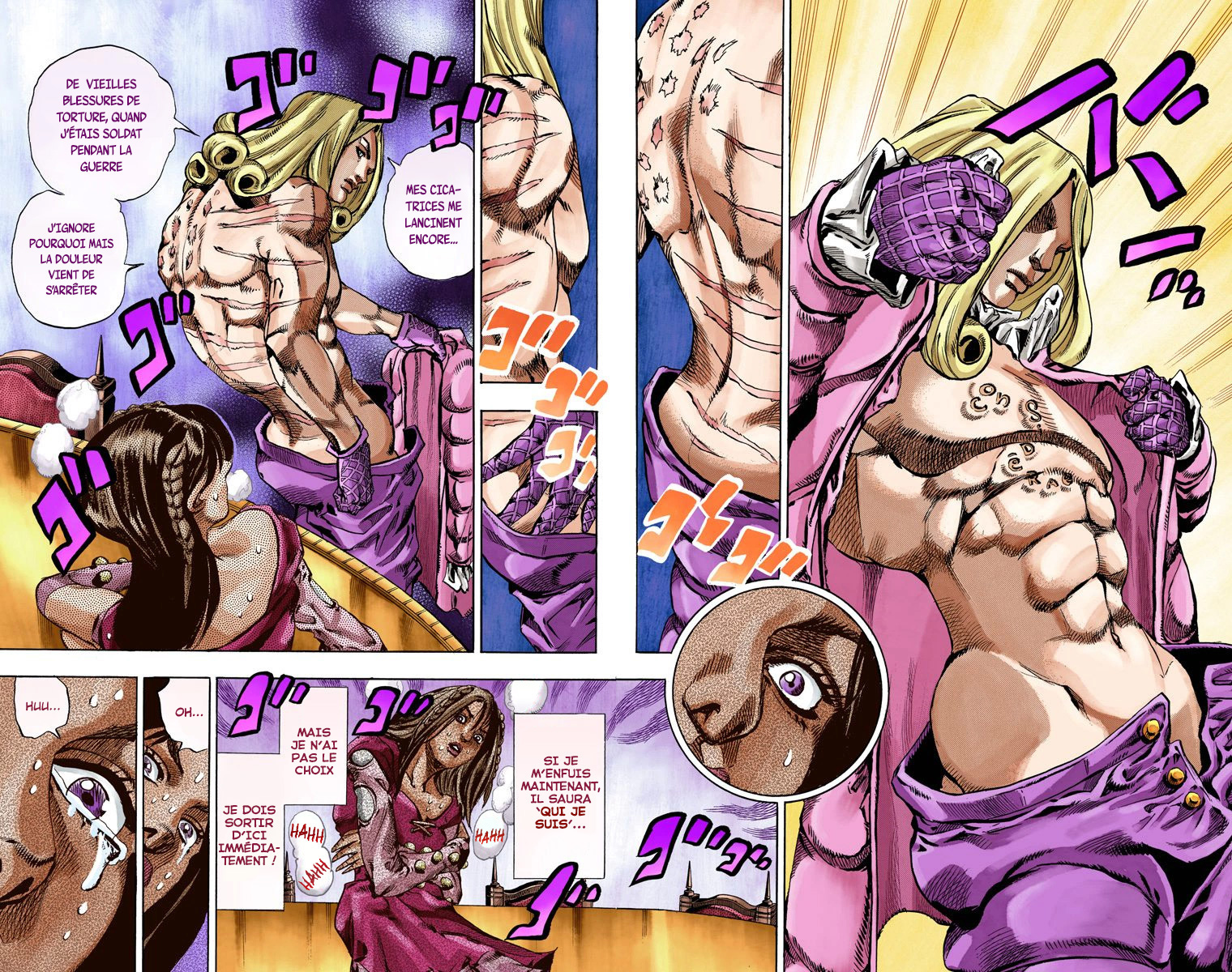 Read JoJo_s Bizarre Adventure Part 7 Steel Ball Run Official Colored FR Manga Online