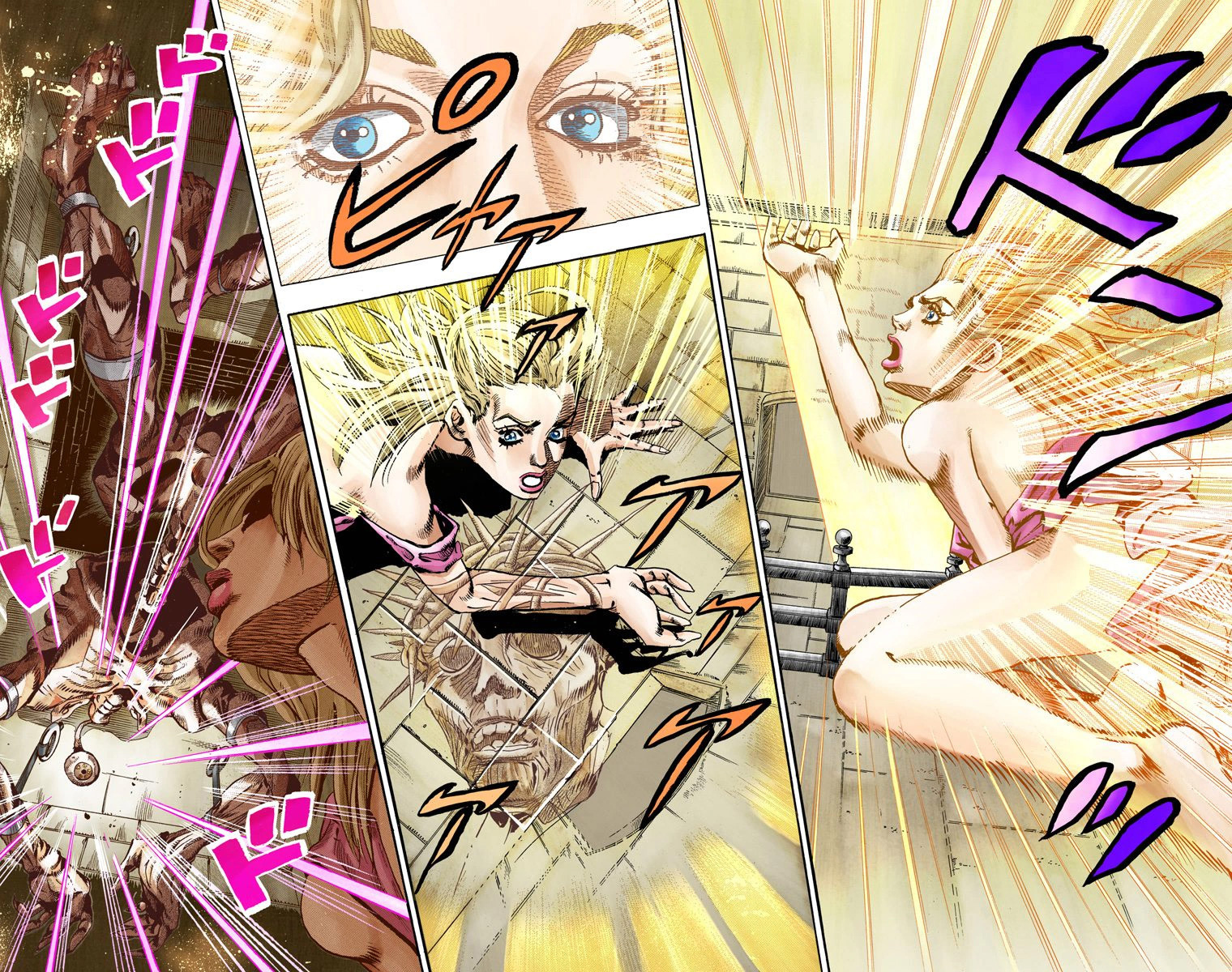 Read JoJo_s Bizarre Adventure Part 7 Steel Ball Run Official Colored FR Manga Online